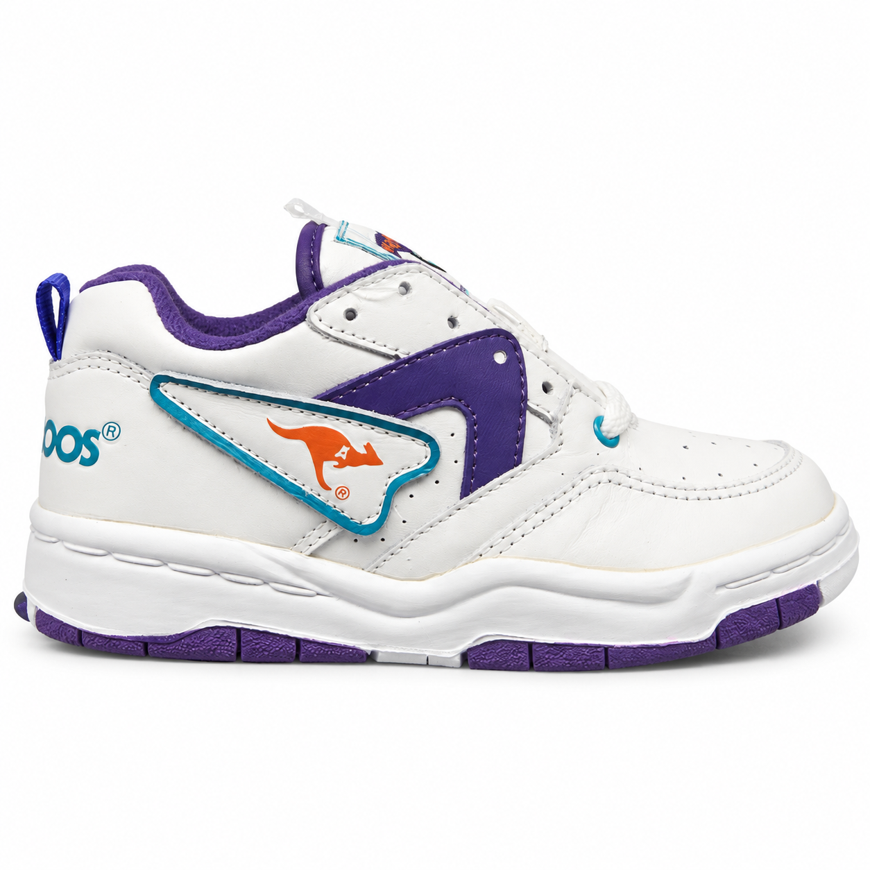 KangaROOS Swirl Hvid Børnesneaker - 30