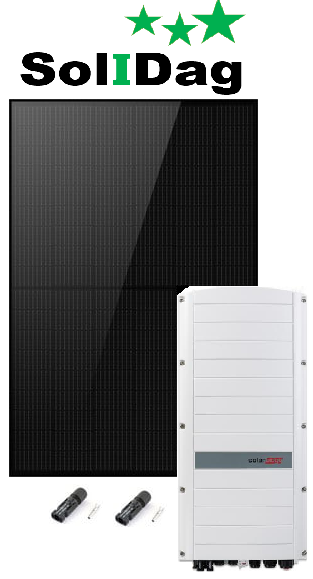 Hybrid solcelleanlæg fra Solar Edge