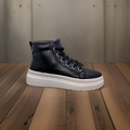 Sorte ankelsneakers