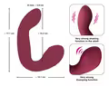 Javida Thumping & Shaking Rabbit Vibrator – luksus dobbel vibrator i silikone med 3 motorer og turboknap