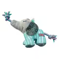 KONG Knots Carnival Elephant – blødt tøjdyr til hunde med indvendigt reb og knuder i snabel og hale
