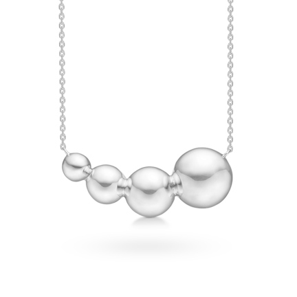 BIGGEST BALL silver necklace | Danish design by Mads Z