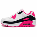 Hvid og pink damesneaker – sporty og feminin komfort