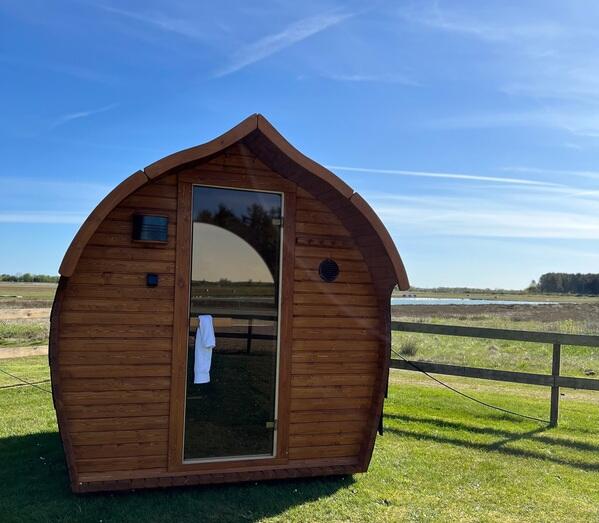 Sauna hos Dropzone Denmark