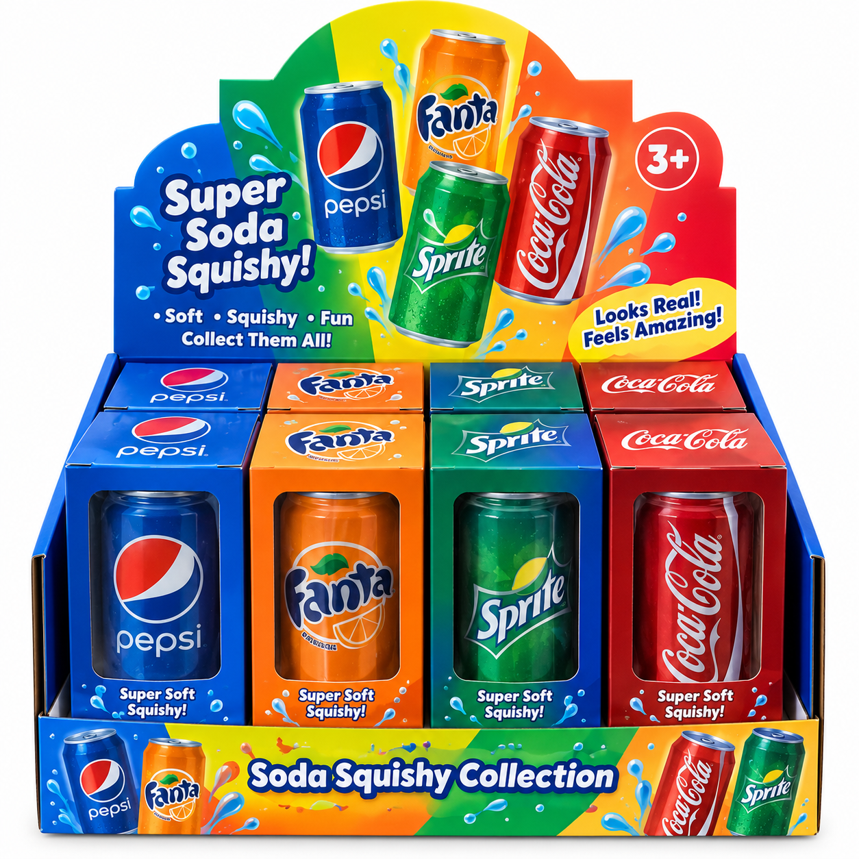 Bottled Drink Squishy Sjovt Sodavands Sanselegetøj - Coca Cola