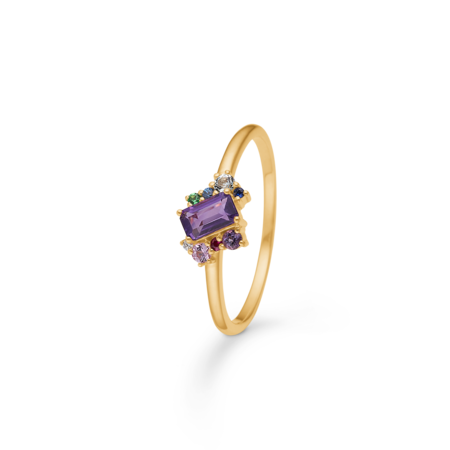 Four Seasons Summer Petite ring i 14 karat guld