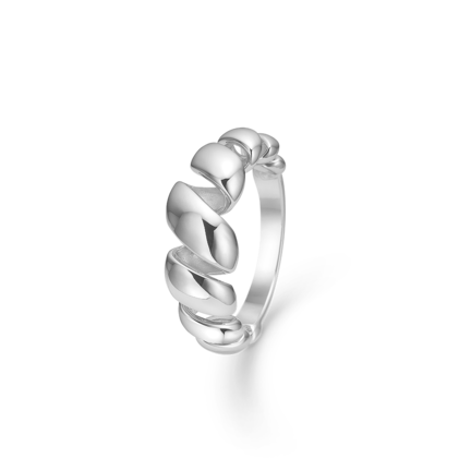 SWIRL silver ring | Danish design by Mads Z