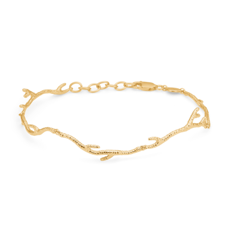 Reef Essence armbånd udført i 925 ren sterlingsølv belagt med en slidstærk forgyldning i 18 karat guld.