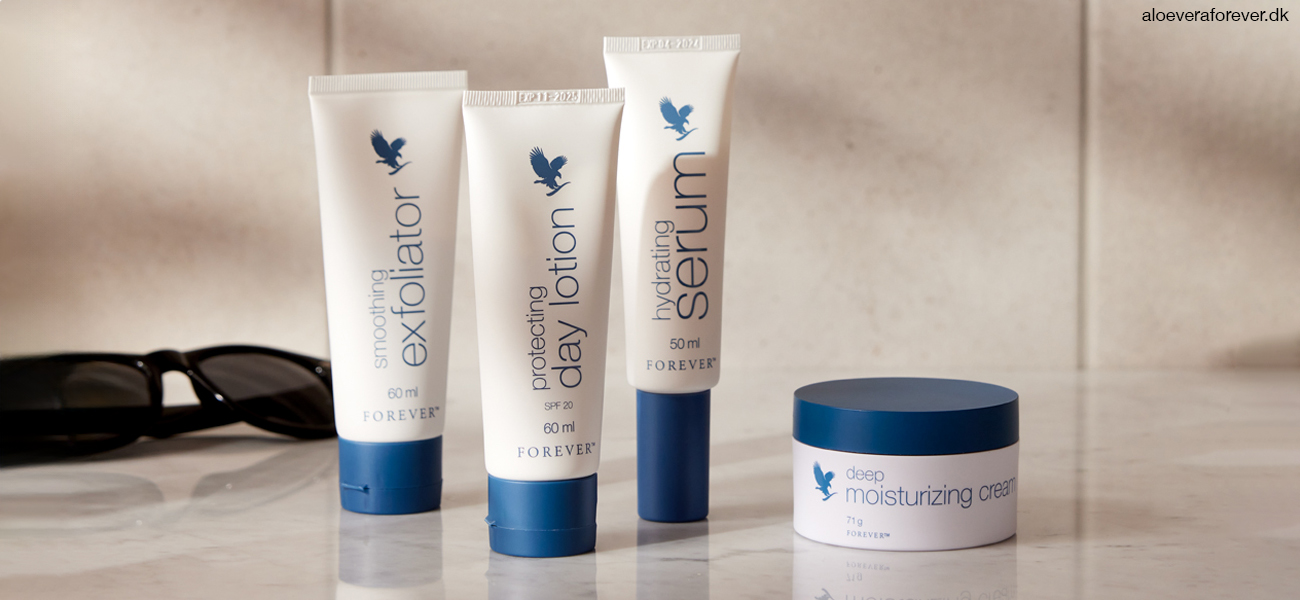 Forever Living hudpleje produkter til en smuk sommerglød