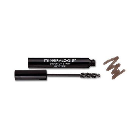 Mineralogie, Brush-On Brow Gel, Fv. Brunette, 6 ml. - Makeup, Mineralmakeup, Mineral Makeup, Bryn farve, Fikser dine bryn, Brynstyling