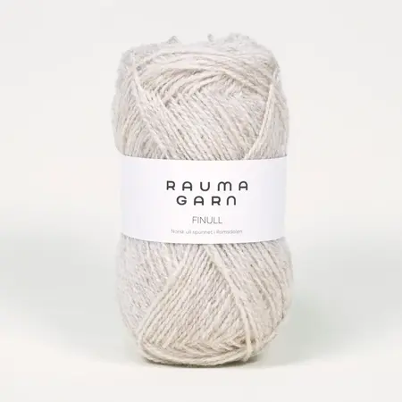 Garnnøgle rauma finull farve lys beige 4078