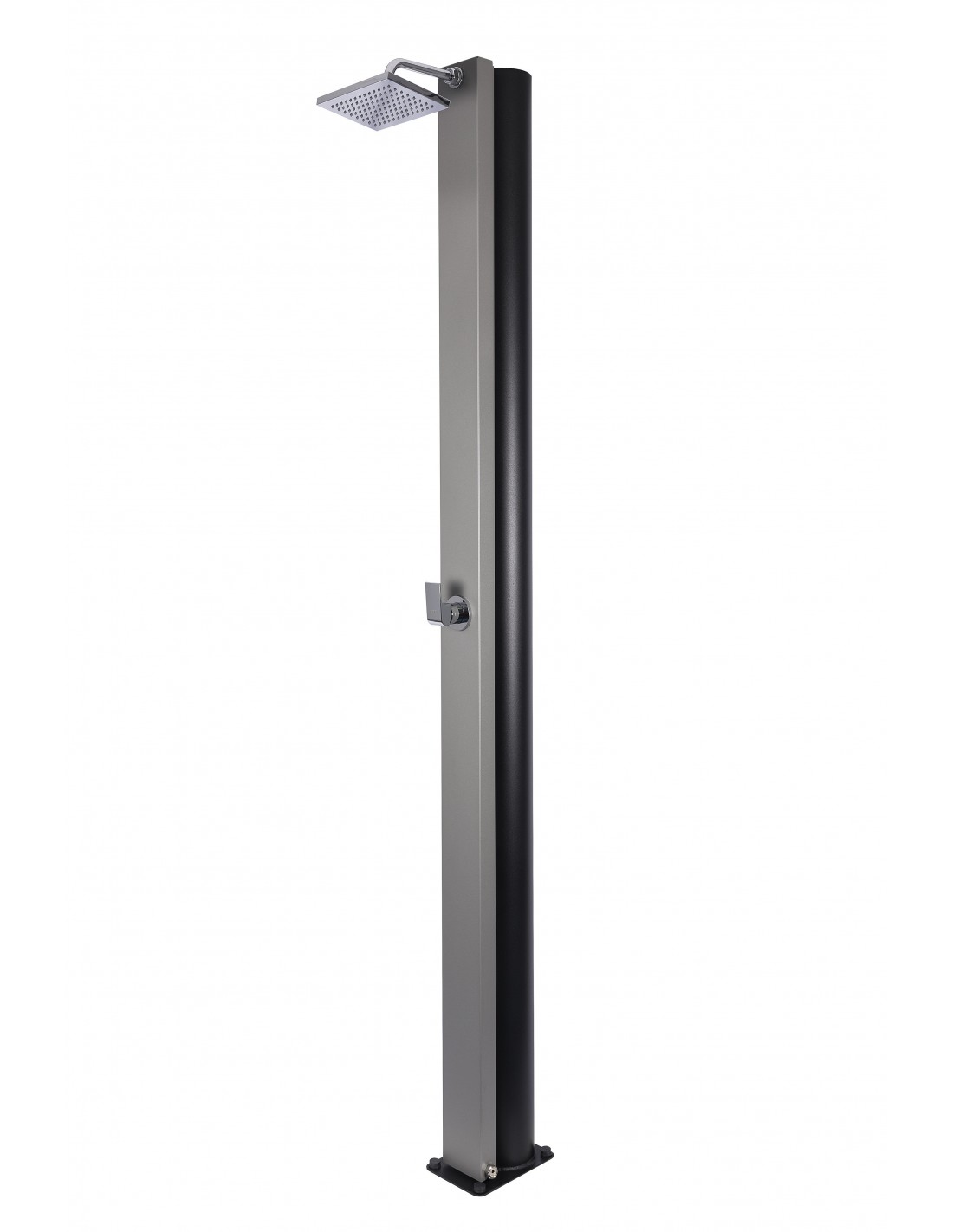 CRM WATERMIXER RT - Solardusche 30 Liter - Grau / Aluminium, Ohne Fußdusche