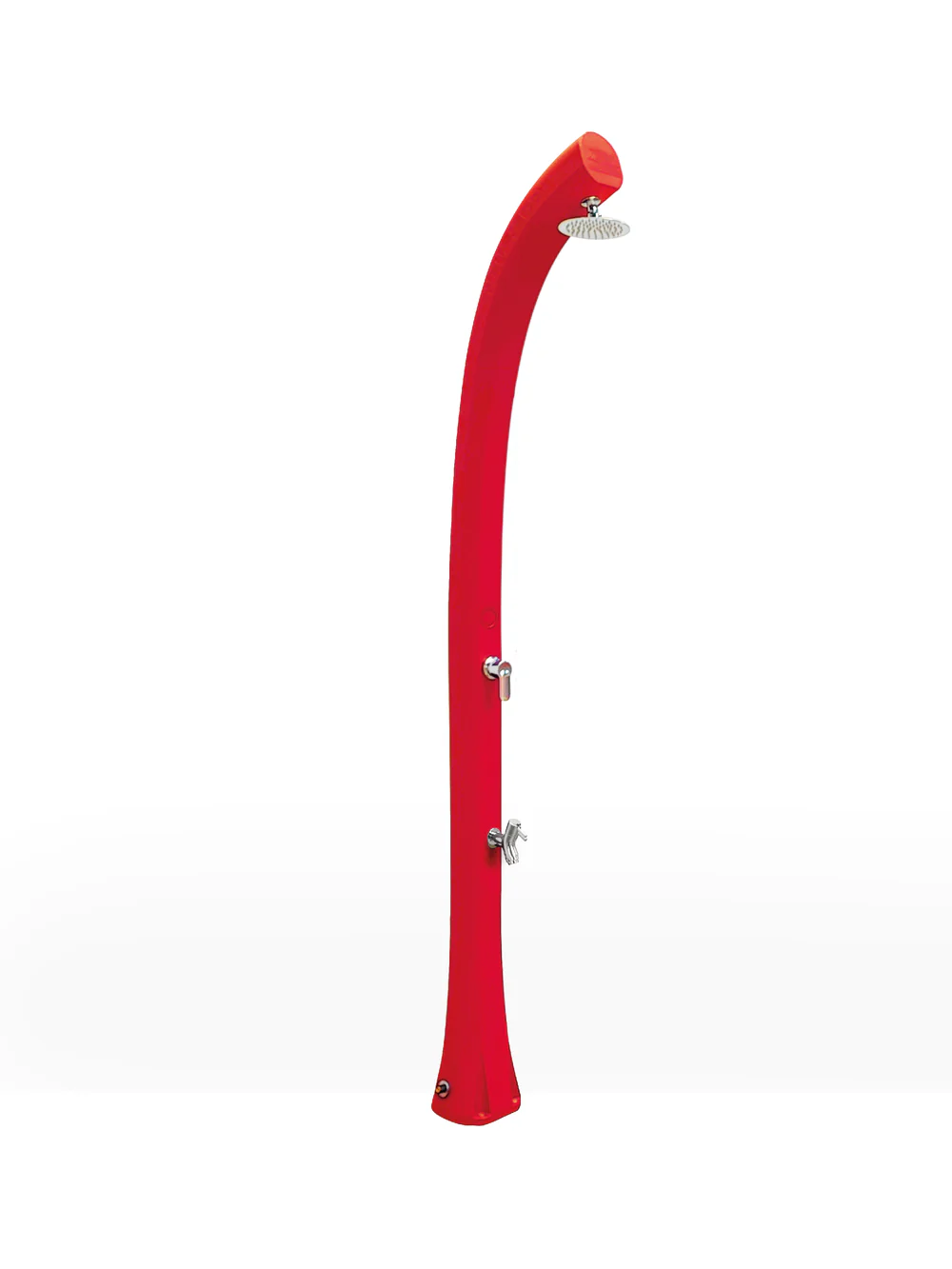 Arkema - NEW HAPPY H220 Solardusche mit Fußbrause - 26 Liter - Rot