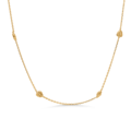 Element necklace in gold-plated silver - studio.z