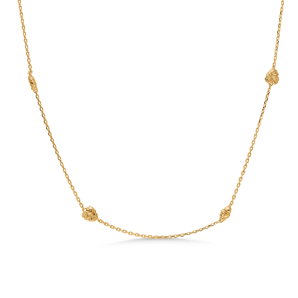 Element necklace in gold-plated silver - studio.z