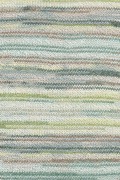 Close up af garnnøgle fra Lang Yarns i kvaliteten fiesta farve 06 aqua kobber coast gul, kobber, grå,
