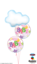 Baby shower ballon buket