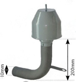 Pre-filter - Intake cap  Fits: TEF20  OEM ref.  S.43055, S43055, S43056, S.43056, 103093, 103094