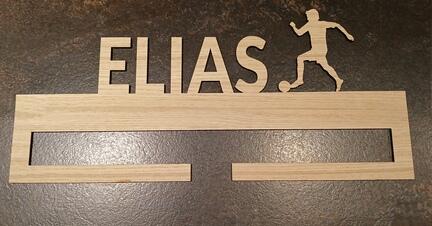 Medaljeholder med navn