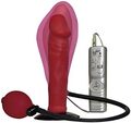 You2Toys Red Balloon oppustelig dildo i rød latex/PVC med vibration og pumpe.