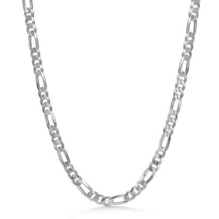 Figaro Chain Necklace - Figaro necklace in sterling silver
