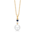 BLUE FELICITY pendant in 14 karat gold | Danish design by Mads Z