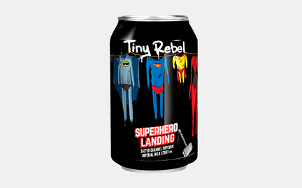 Super Hero Landing - Imperial Milk Stout fra Tiny Rebel