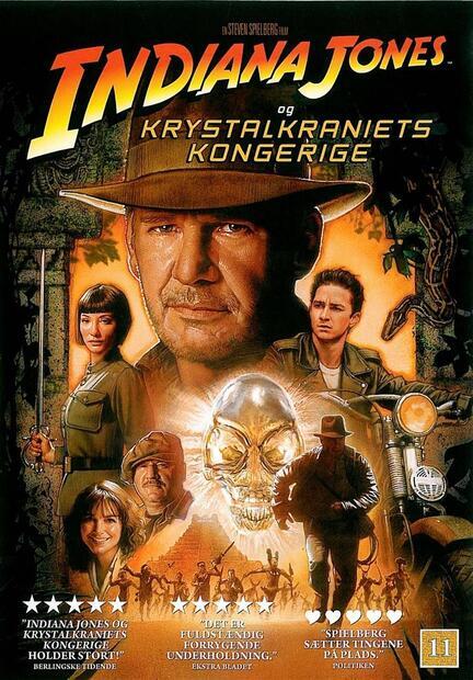 Indiana Jones, Krystalkraniets Kongerige, Kingdom of the Crystal Skull, DVD Movie