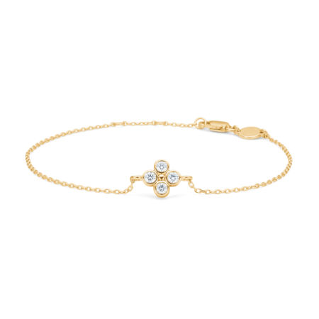 SOPHIA'S BLOOM bracelet in 14 karat gold with 0.20 ct. diamonds W.SI.