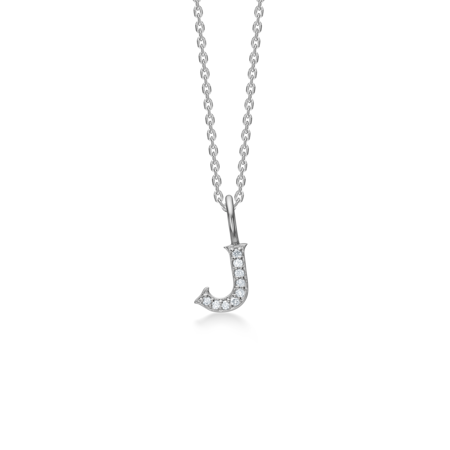 TENDER LOVE J sølv halskæde med topas | Mads Z