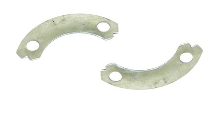 Flywheel bolt locking plate Set of 2 pcs. Fits: TEA20, FE35, MF35, MF135 with gasoline engines. OEM ref. Landini 825179M1 Massey Ferguson 825179M1