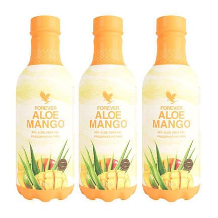 Forever Aloe Mango 3 stk - Aloe vera drik fra Forever Living med dejlig mango smag