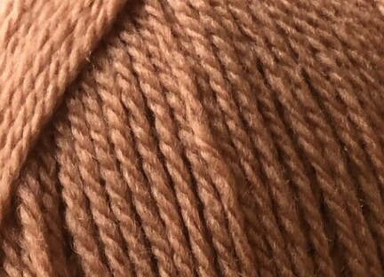 Close up af garnet Pernilla fra filcolana i farve 388 toffee