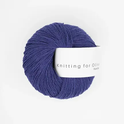Garnnøgle pure silk fra Knitting for Olive i farven fransk anemone