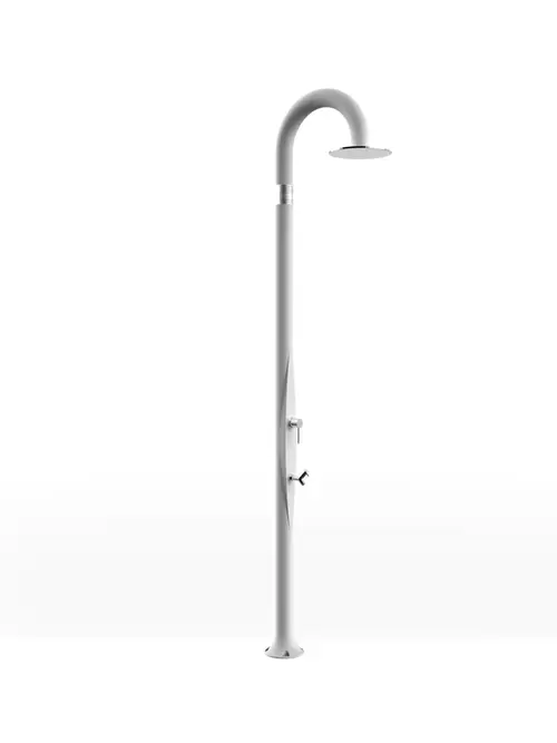 Arkema - FUNNY YIN T325 udendørs bruser med fodbruser - koldt & varmt vand - Hvid