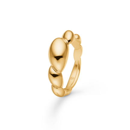 RUGBY ring in 14 karat gold | Danish design by Mads Z