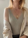 Camisole no 7 fra my favorite things knitwear strikket i grå merci filcolana
