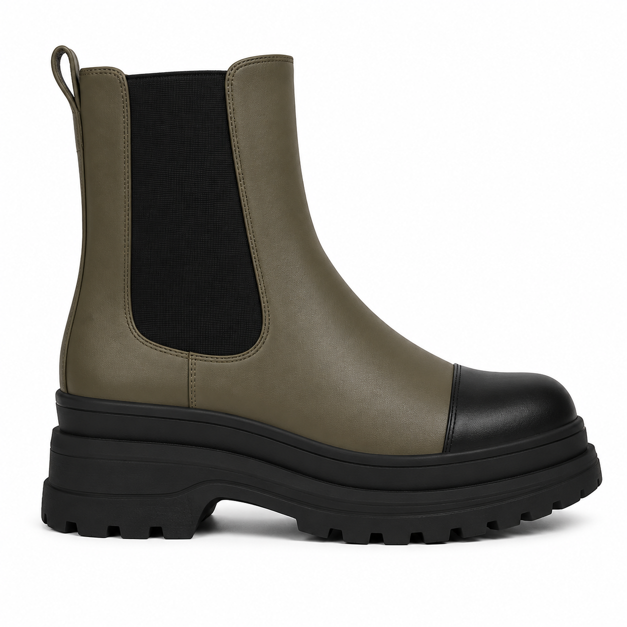 Olive Chelsea Boot - 36