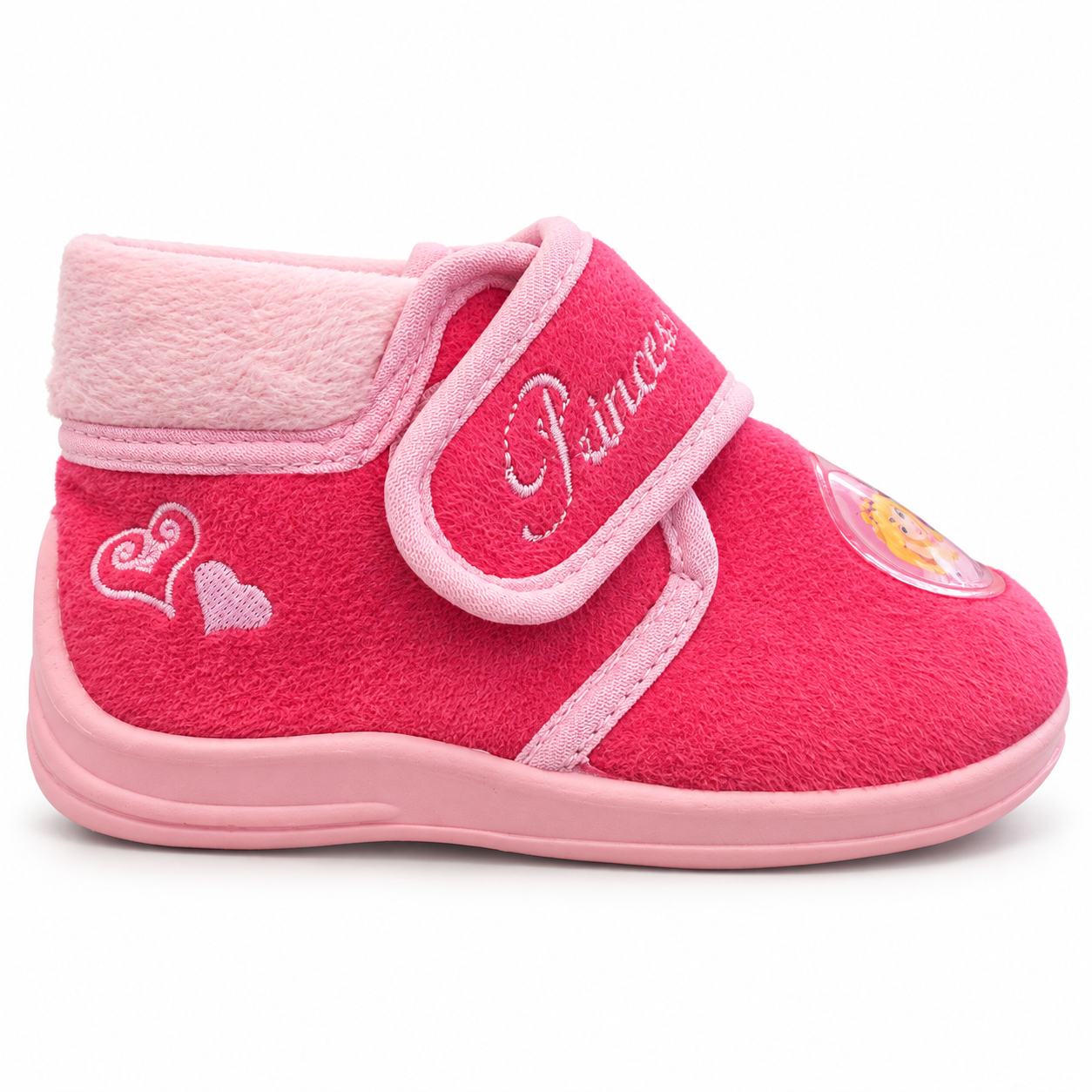 Disney Cinderella Pink Hjemmesko Til Piger Med Velkro - 25