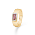 INDIGO ring in 14 karat gold with diamonds | Danish design by Mads Z