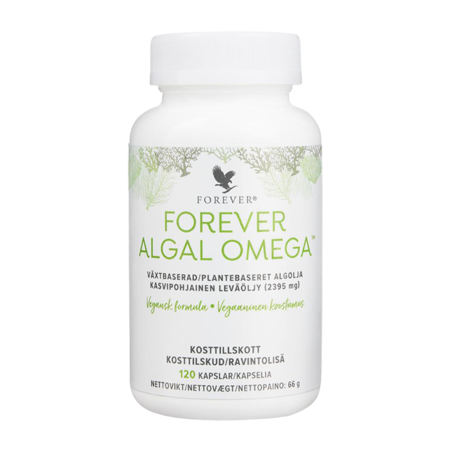 Forever Algal Omega - plantebaseret Omega-3 olie fra Forever Living