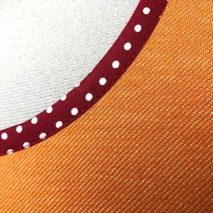 Ultimate Øde Premier Kjole i orange denim look jersey | SyFabrikken