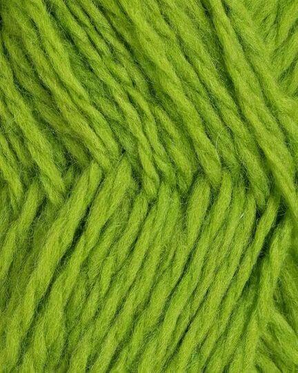 close up af garnet vams fra rauma i farven aeblegroen