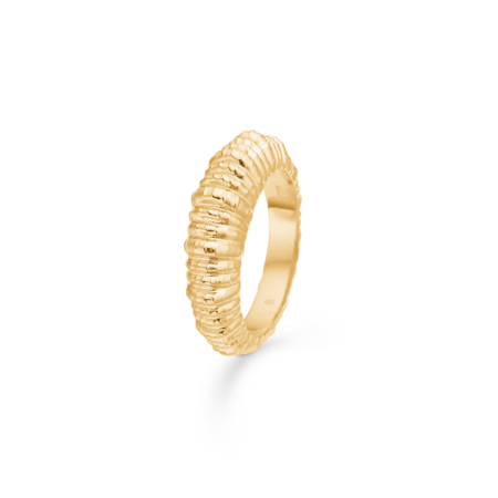 Seashell Secrets ring udført i 925 ren sterlingsølv belagt med 18 karat forgyldning.