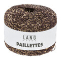 garnoegle af maerket paillettes fra lang yarns i farven brun