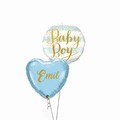 send en baby ballon med navn