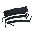Bad Kitty Naughty Toys Bondage Ropes – bløde sorte reb til bondage, shibari og fiksering, fleksibelt og hudvenligt materiale til dominans og sanseleg.