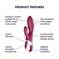 Satisfyer Heated Affair appstyret rabbit vibrator med varmefunktion