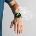 Scandinavian Collection Smartwatch 1,3 tommer sort med pulsmåler og aktivitetstracker.