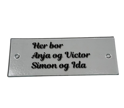 Navne skilt